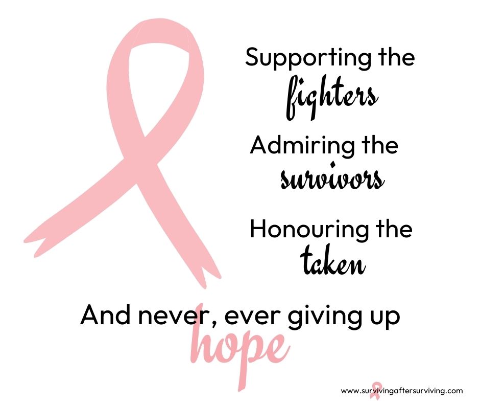 Cancerversary, never give up hope.